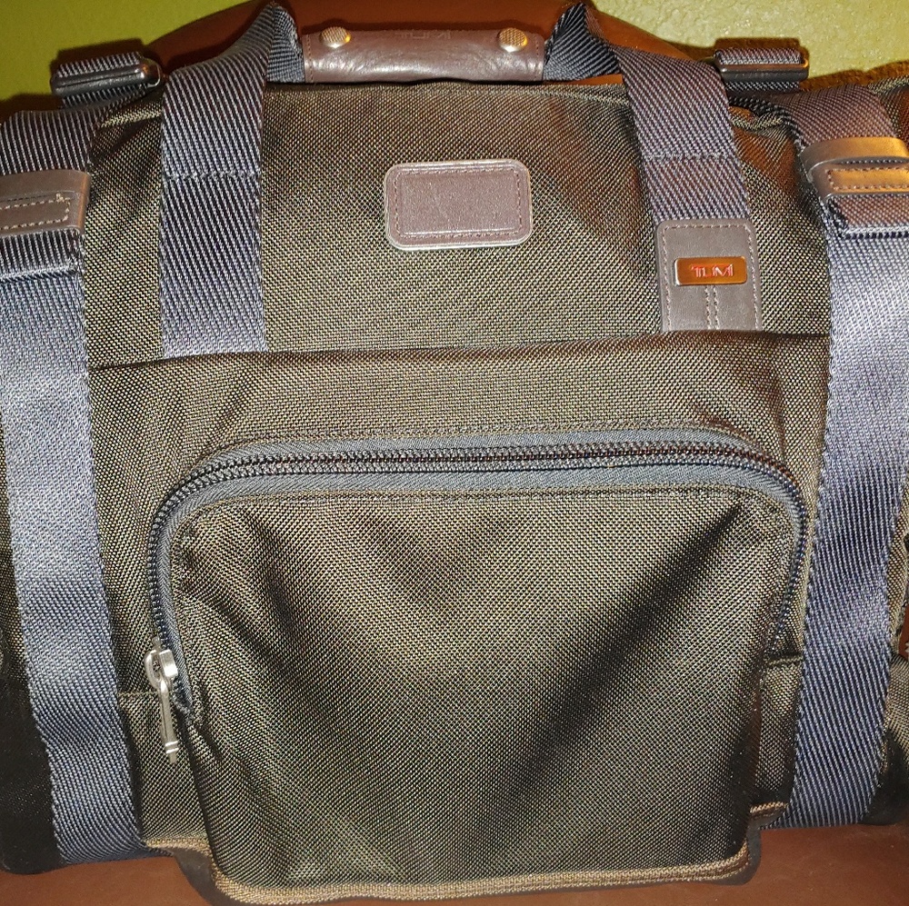 Large tumi duffle bag alpha ballistic nylon